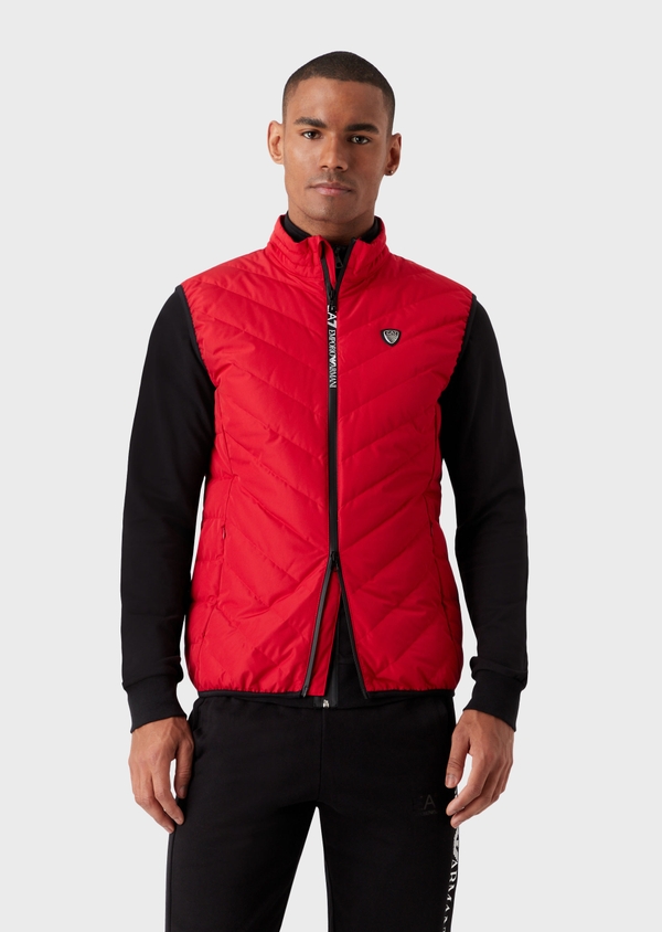 Ea7 shop gilet red