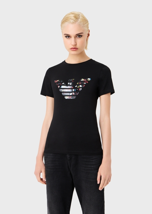 Camiseta em algodão orgânico com logo