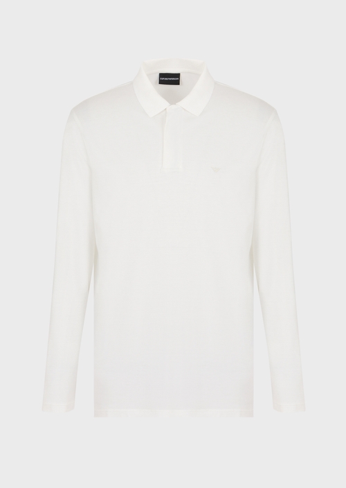 Emporio armani white polo shirt deals