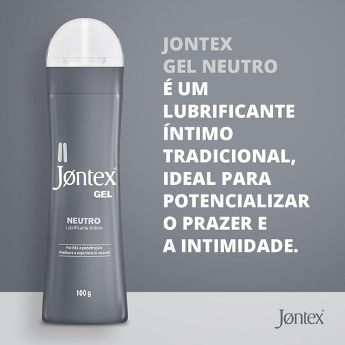 GEL LUBRIFICANTE ÍNTIMO JONTEX NEUTRO - SEM SABOR - 100G