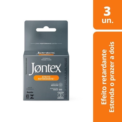 PRESERVATIVO CAMISINHA JONTEX EREÇÃO PROLONGADA - 6 UNIDADES
