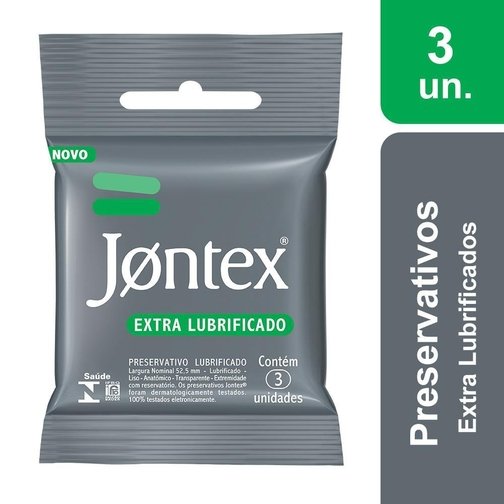 PRESERVATIVO CAMISINHA JONTEX EXTRA LUBRIFICADO