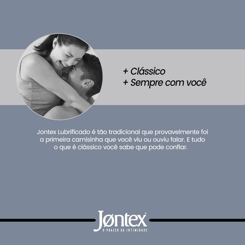 PRESERVATIVO CAMISINHA JONTEX LUBRIFICADO - 3 UNIDADES