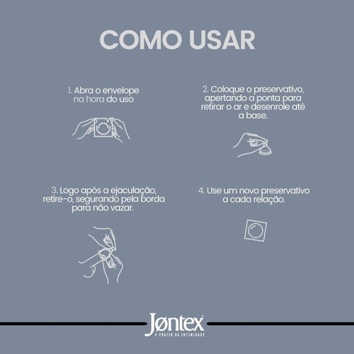 PRESERVATIVO CAMISINHA JONTEX LUBRIFICADO - 3 UNIDADES