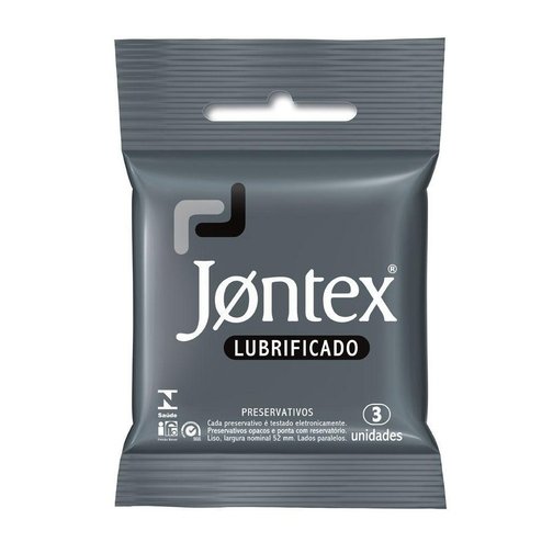 PRESERVATIVO CAMISINHA JONTEX LUBRIFICADO - 3 UNIDADES