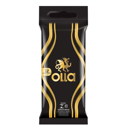 PRESERVATIVO CAMISINHA OLLA LUBRIFICADO - 12 UNIDADES