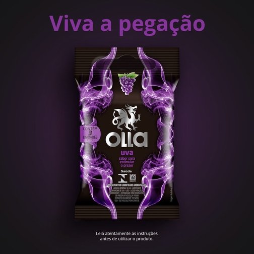 PRESERVATIVO CAMISINHA OLLA SABOR UVA