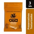 PRESERVATIVO CAMISINHA OLLA STIMULUS - 3 UNIDADES