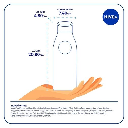 NIVEA LOÇÃO HIDRATANTE MILK PELE SECA A EXTRASSECA 400ML