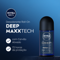 NIVEA MEN ANTITRANSPIRANTE ROLL-ON DEEP MAXXTECH CARVÃO ATIVADO 50ML