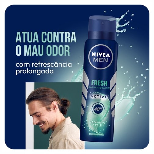 DESODORANTE AEROSOL NIVEA FRESH ACTIVE 150ML