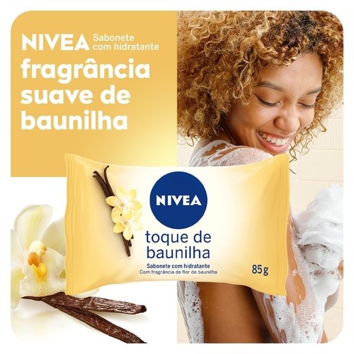 NIVEA SABONETE EM BARRA TOQUE DE BAUNILHA 85G