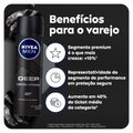 PACK ANTITRANSPIRANTE AEROSSOL CARVÃO ATIVADO 48H NIVEA MEN DEEP 2 UNIDADES 150ML CADA LEVE MAIS PAGUE MENOS