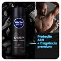 PACK ANTITRANSPIRANTE AEROSSOL CARVÃO ATIVADO 48H NIVEA MEN DEEP 2 UNIDADES 150ML CADA LEVE MAIS PAGUE MENOS