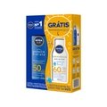 KIT PROTETOR SOLAR PROTECT & HIDRATA FPS 50 NIVEA SUN 200ML GRÁTIS PROTETOR SOLAR PELE SENSÍVEL BABIES & KIDS FPS 60 100ML