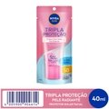 NIVEA SUN PROTETOR SOLAR FACIAL TRIPLA PROTEÇÃO LOÇÃO PELE RADIANTE FPS50 40ML