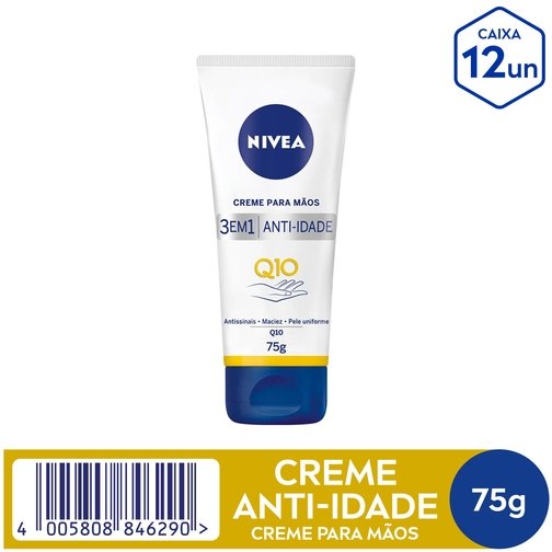 NIVEA CREME PARA AS MÃOS Q10 PLUS REPARAÇÃO 75G
