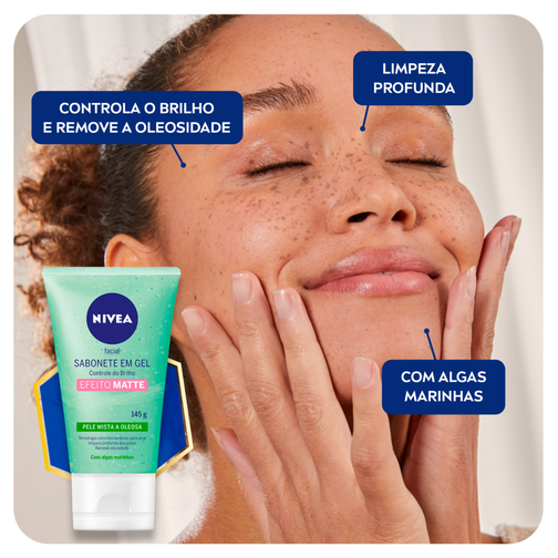 KIT NIVEA LUMINOUS 630® SÉRUM INTENSIVO - 30 ML + NIVEA SABONETE EM GEL CONTROLE DO BRILHO - 145G.