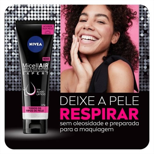 NIVEA SABONETE FACIAL EM GEL MICELLAIR EXPERT 125ML