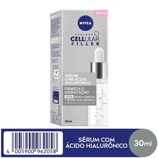 NIVEA SÉRUM FÁCIAL CELLULAR COM ÁCIDO HIALURÔNICO 30ML