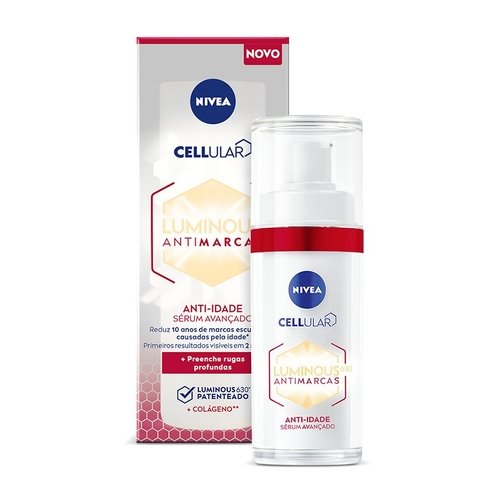 NIVEA SÉRUM FACIAL CELLULAR LUMINOUS 630® ANTIMARCAS ANTI