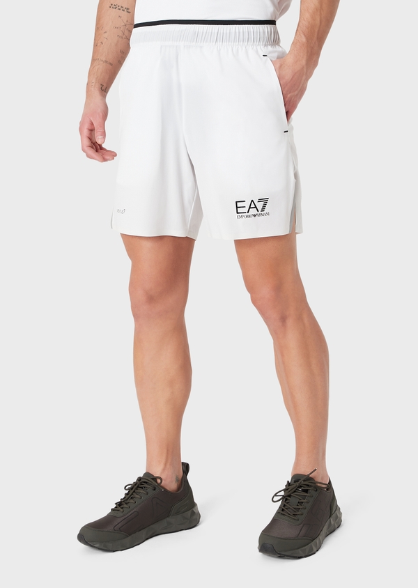 Ea7 white on sale shorts