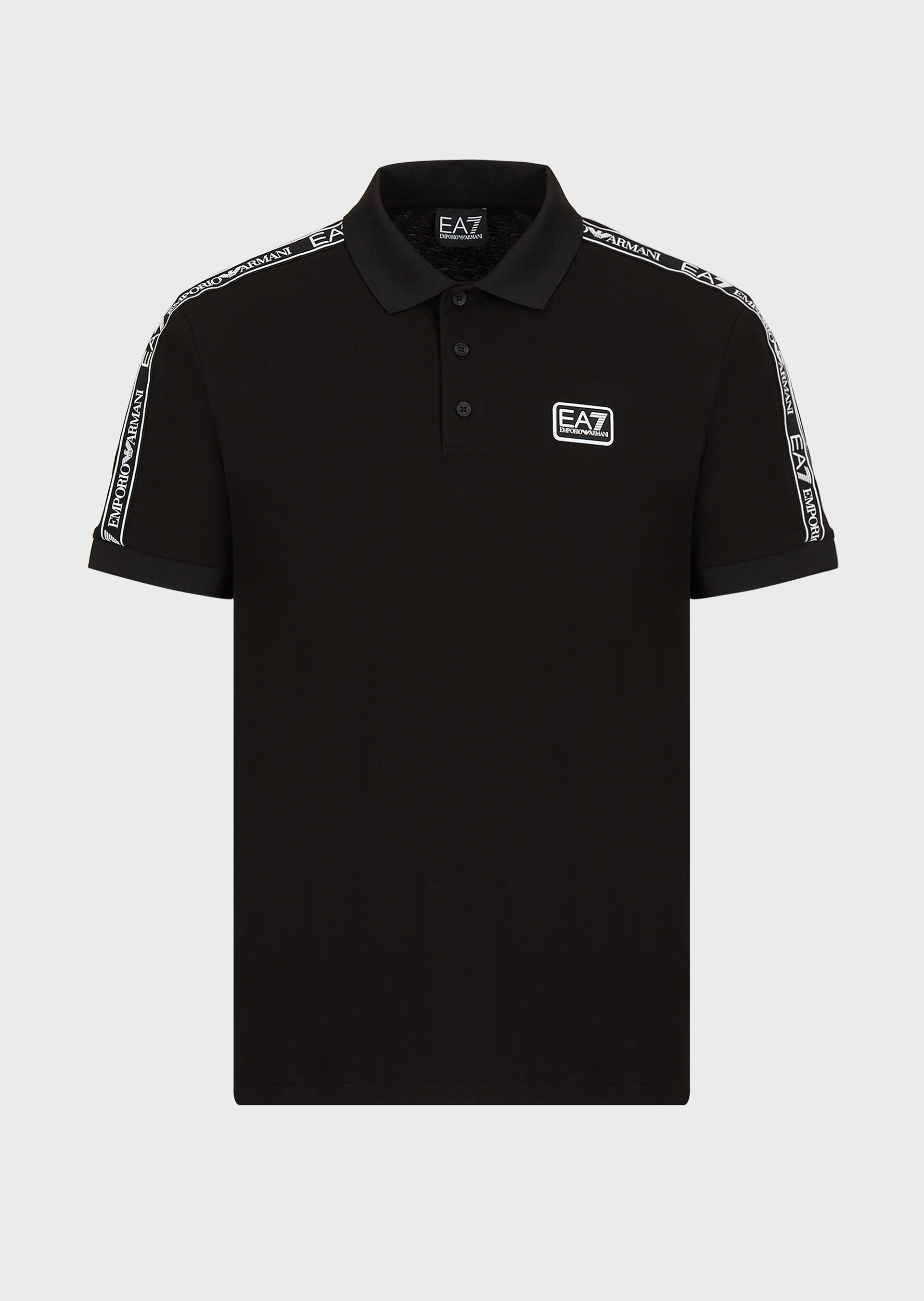 Ea7 black polo store
