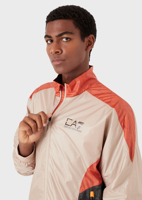 Ea7 orange jacket hotsell