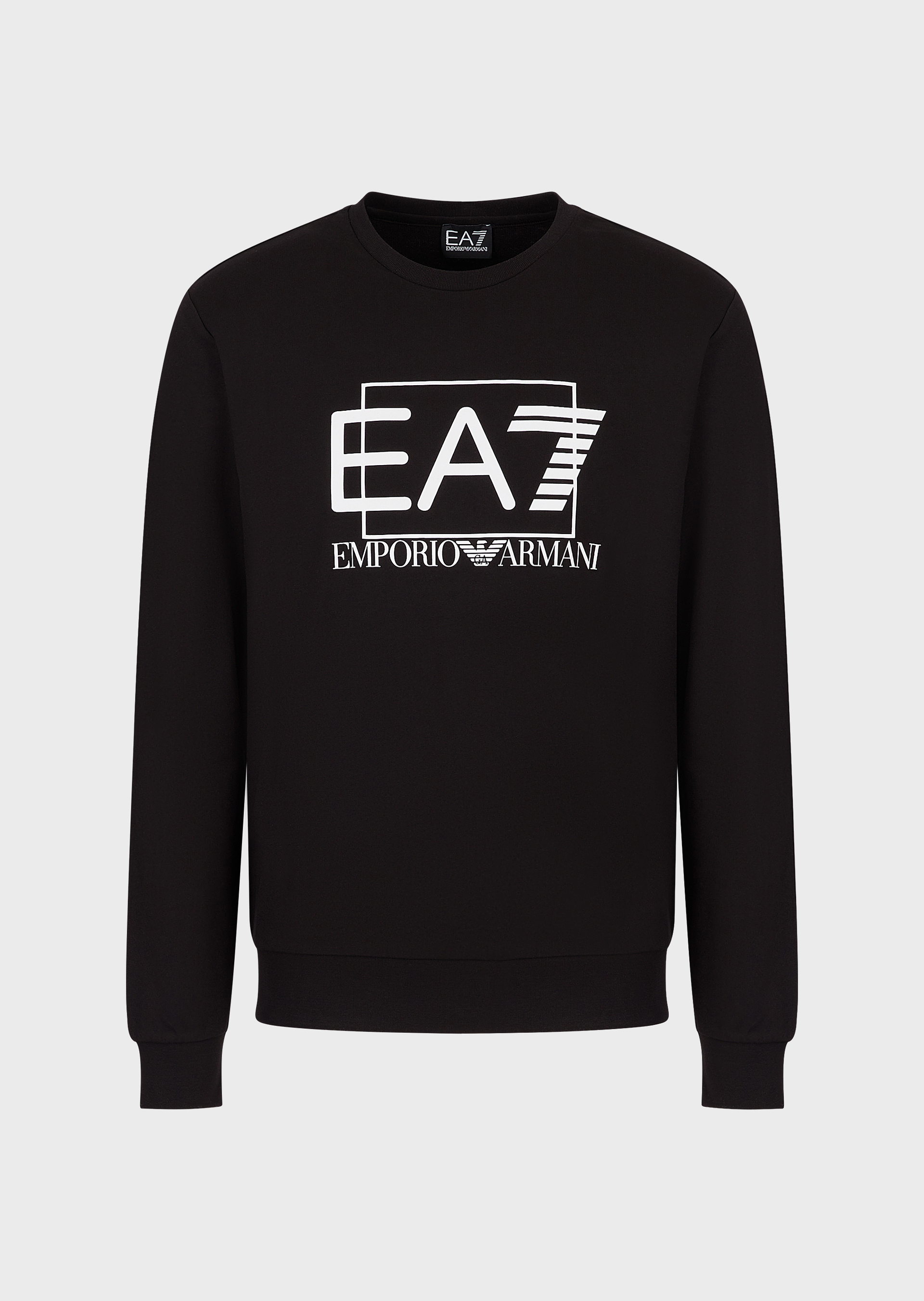 Ea7 sweatshirt cheap white