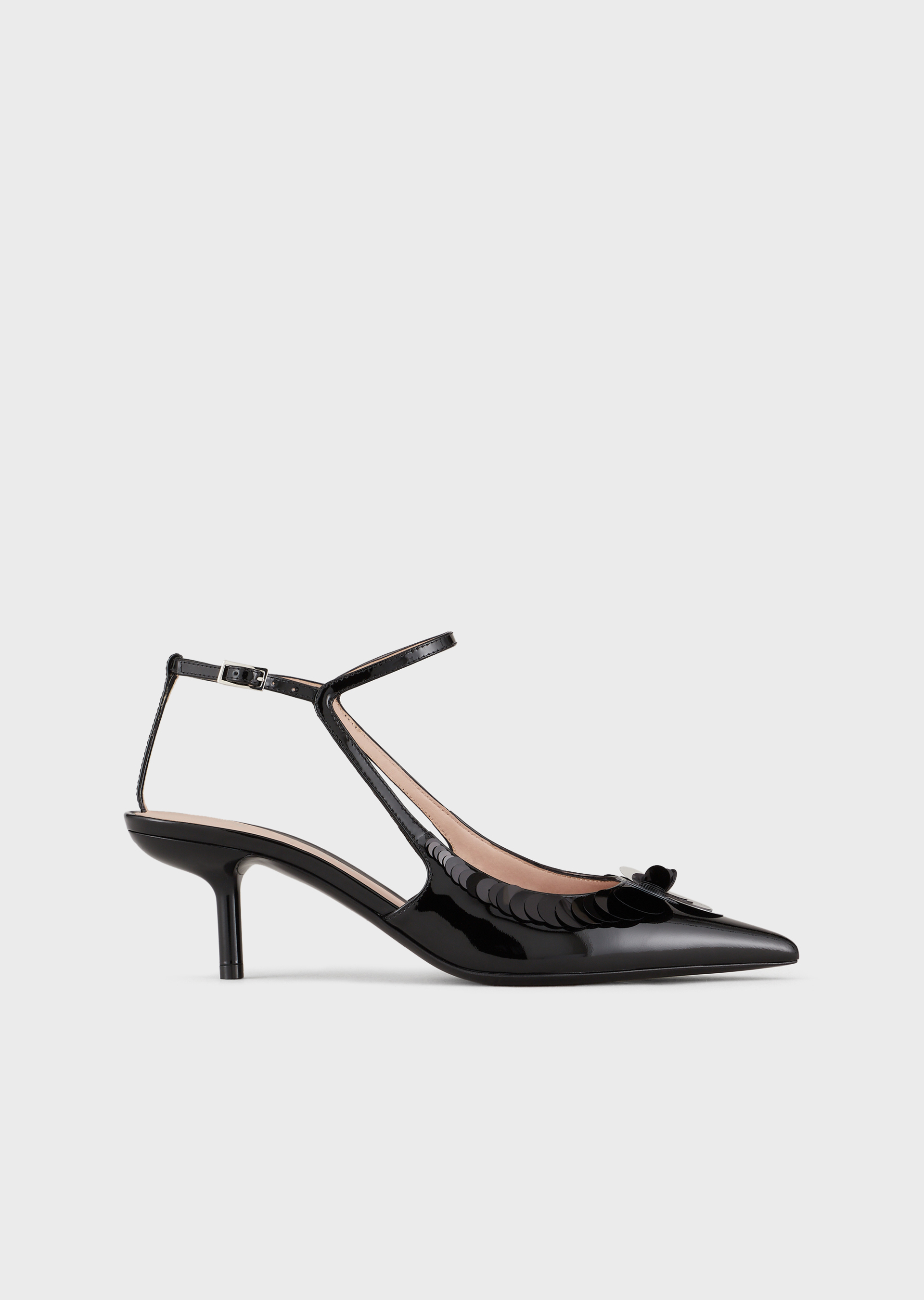 Sapato preto 2025 envernizado feminino