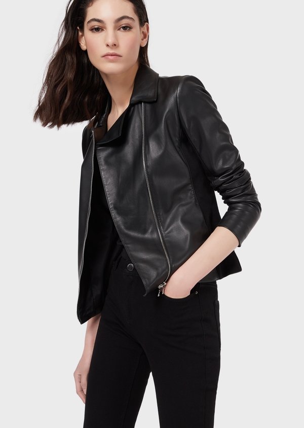 Jaqueta couro armani discount