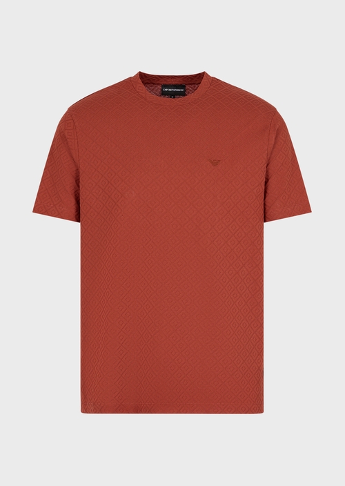 Emporio armani hot sale red t shirt