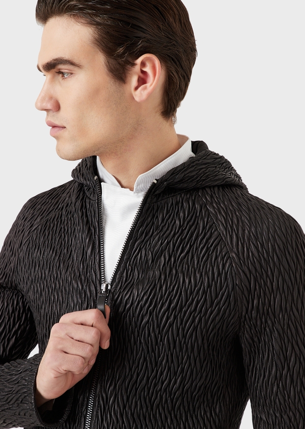 Jaqueta de outlet couro giorgio armani