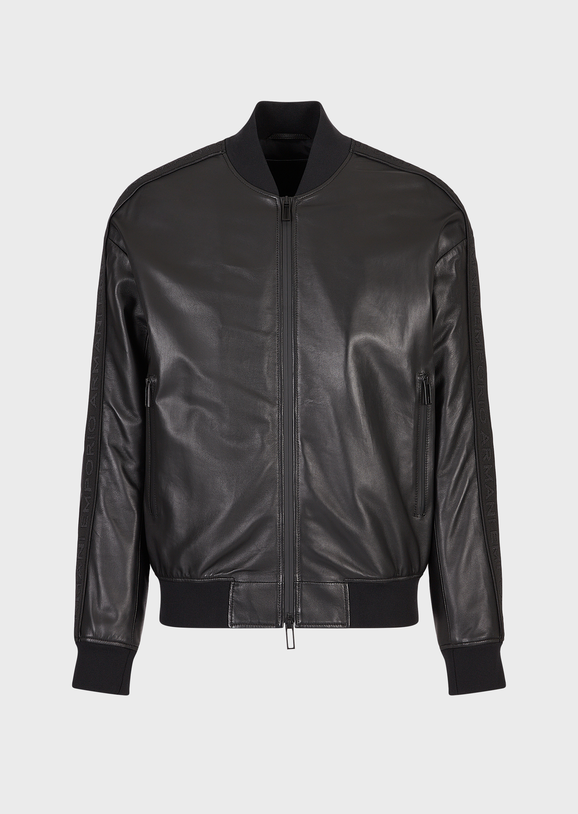 Jaqueta de couro masculina emporio armani cheap