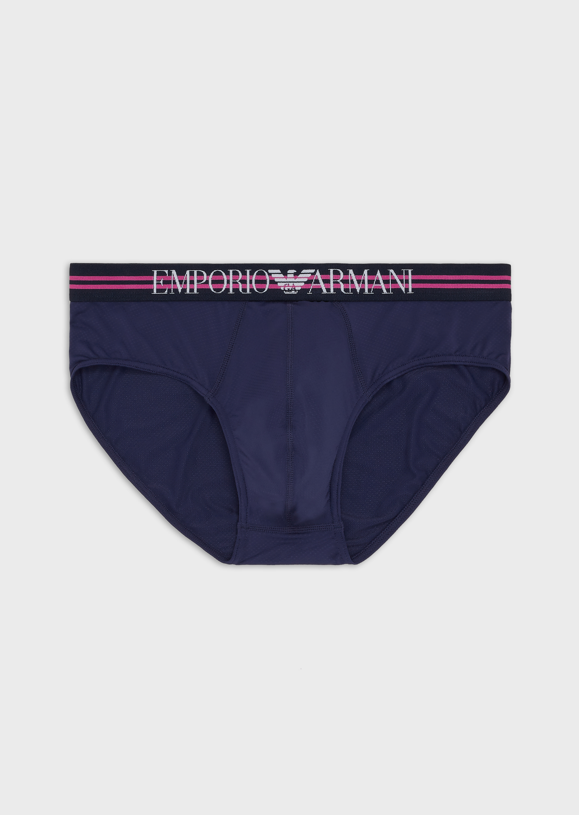 Cueca slip de malha de microfibra