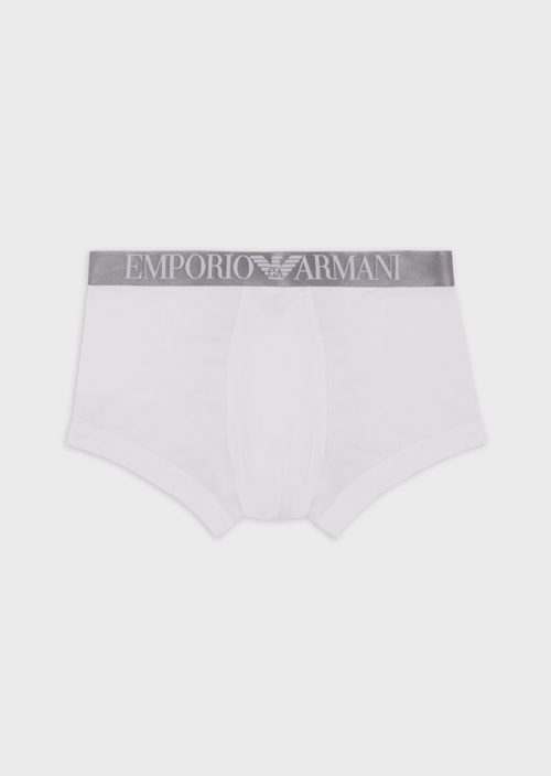 Cueca Emporio Armani Underwear Boxer Logo Branca - Compre Agora
