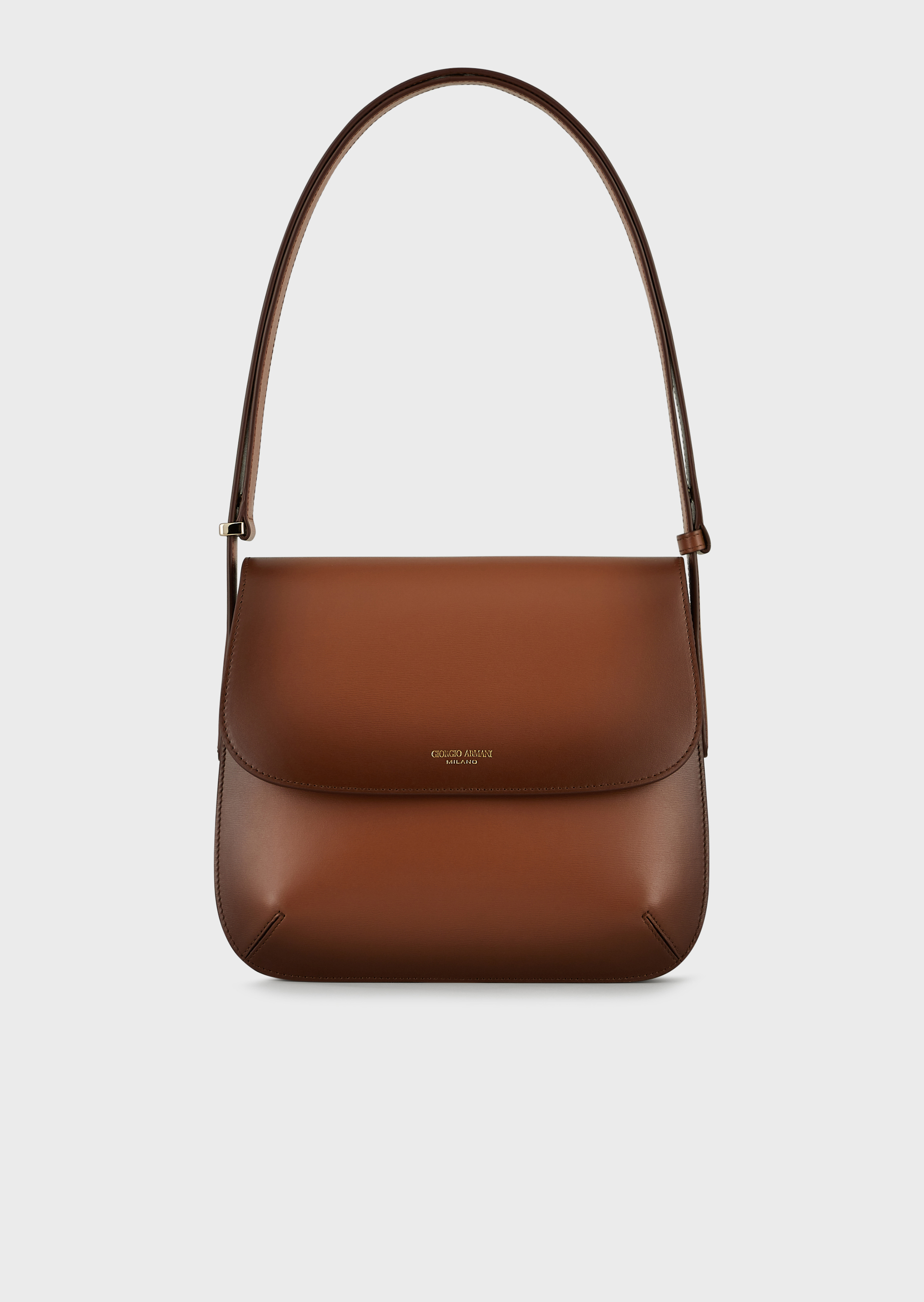 Bolsa grande La Prima de couro sombreado