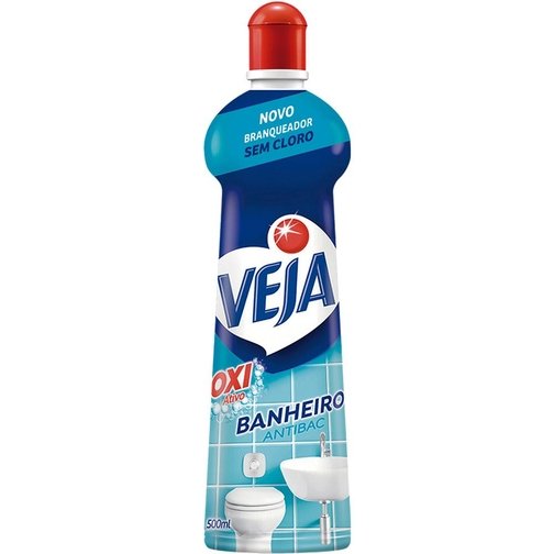 LIMPADOR BANHEIRO VEJA ANTIBAC OXI ATIVO SQUEEZE 500ML