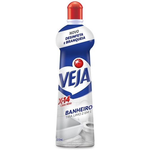 LIMPADOR BANHEIRO VEJA TIRA LIMO VEJA BANHEIRO X14 500ML