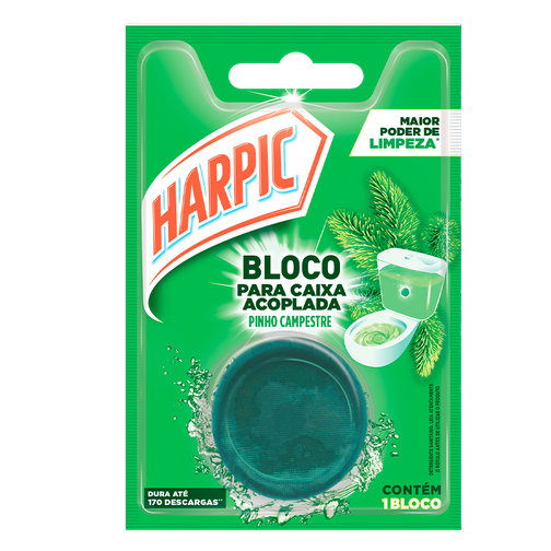 LIMPADOR SANITÁRIO E AROMATIZADOR CAIXA ACOPLADA HARPIC PINHO 50G