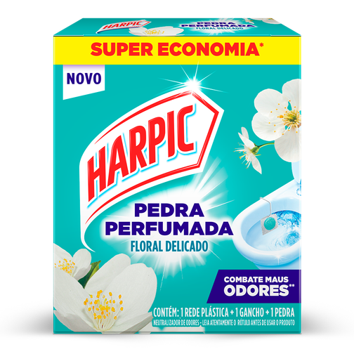 PEDRA SANITÁRIA HARPIC AROMA PLUS CLORO 20G