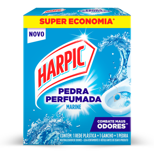 PEDRA SANITÁRIA HARPIC AROMA PLUS MARINE 20G
