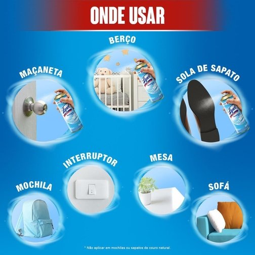 DESINFETANTE AEROSSOL LYSOL FLORES DE LIMA LIMÃO 360ML