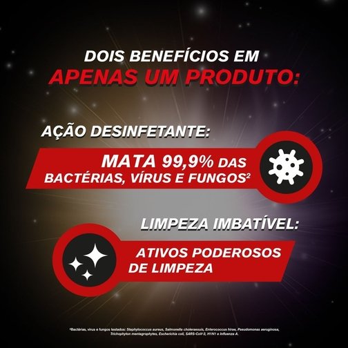 DESINFETANTE VEJA POWER ACTION MULTISSUPERFÍCIES LAVANDA 500ML