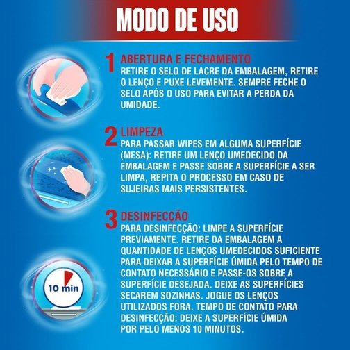 LENÇOS DESINFETANTES LYSOL PODER CÍTRICO 72 UNIDADES