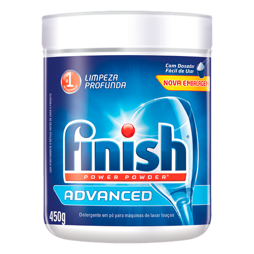 DETERGENTE PARA LAVA LOUÇAS EM PÓ FINISH 450G