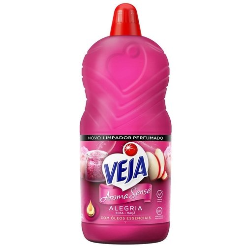 LIMPADOR PERFUMADO VEJA AROMA SENSE ALEGRIA 2L COM ÓLEOS ESSENCIAIS
