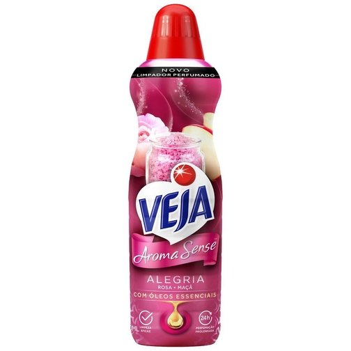 LIMPADOR PERFUMADO VEJA AROMA SENSE ALEGRIA 500ML COM ÓLEOS ESSENCIAIS