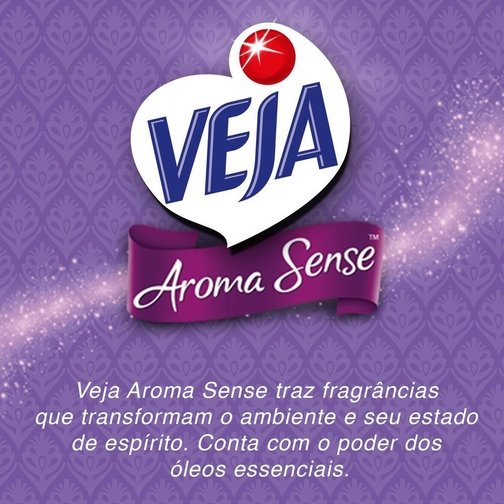 LIMPADOR PERFUMADO VEJA AROMA SENSE BEM ESTAR 500ML COM ÓLEOS ESSENCIAIS