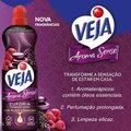 LIMPADOR PERFUMADO VEJA AROMA SENSE EUFORIA 500ML COM ÓLEOS ESSENCIAIS